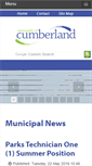 Mobile Screenshot of cumberlandcounty.ns.ca